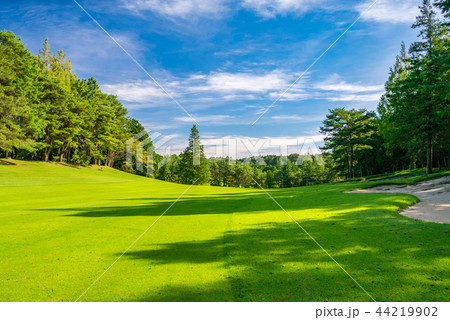 ゴルフ場 ゴルフコース フェアウェイ 44219902