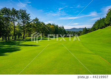 ゴルフ場 ゴルフコース フェアウェイ ゴルフ場 ゴルフコース フェアウェイ 44219907