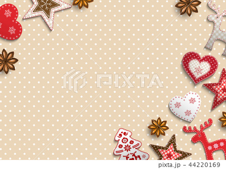 Christmas background, small scandinavian styled Christmas background, small scandinavian styled 44220169