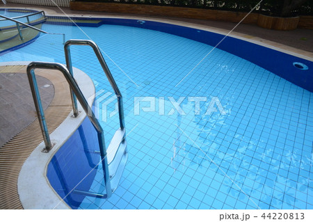 Pool ladder on swimming pool Pool ladder on swimming pool 44220813