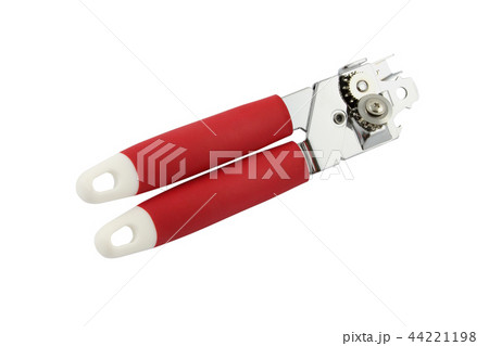 Twist can opener closed on white background. Twist can opener closed on white background. 44221198