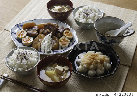 豚の角煮定食 44223639