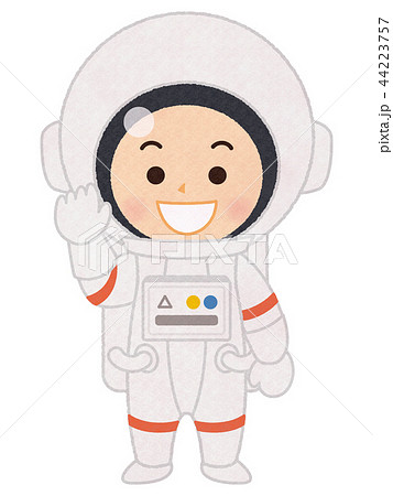 宇宙飛行士 男性のイラスト素材