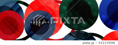 Circle composition abstract background 44224996