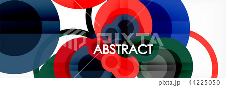Circle composition abstract background 44225050