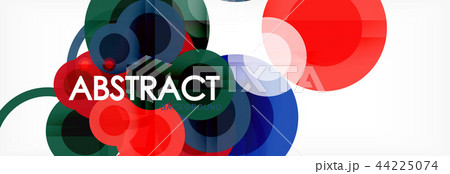 Circle composition abstract background 44225074