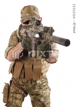 Private Military Company operator with rifle Private Military Company operator with rifle 44225221