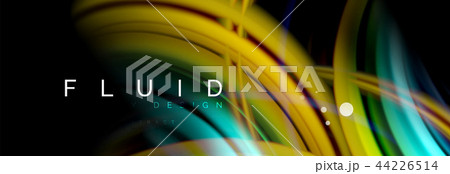 Flowing glowing color motion concept, trendy abstract layout template for business or technology Flowing glowing color motion concept, trendy abstract layout template for business or technology 44226514
