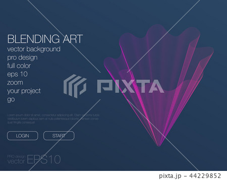 Futuristic user interface. UI Technology background vector 44229852