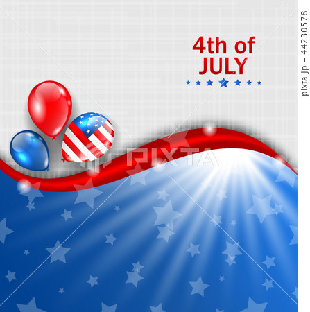 American Wallpaper for Independence Day, Traditional National Colors, Balloons 44230578