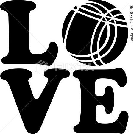 Love With Bocce Ballのイラスト素材 Love With Bocce Ballのイラスト素材