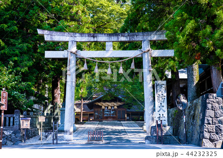 長野 諏訪大社 下社春宮の鳥居 長野 諏訪大社 下社春宮の鳥居 44232325