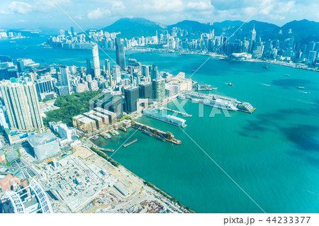 Beautiful architecture building exterior cityscape of hong kong city skyline Beautiful architecture building exterior cityscape of hong kong city skyline 44233377