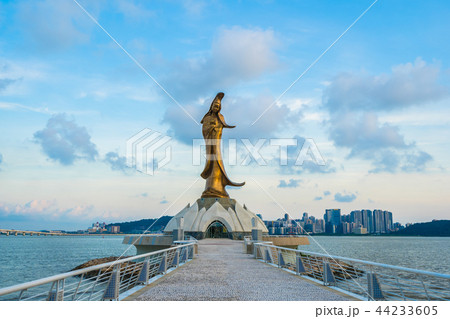 Kun iam statue landmark in macau city Kun iam statue landmark in macau city 44233605