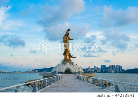 Kun iam statue landmark in macau city Kun iam statue landmark in macau city 44233941