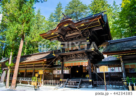 長野 諏訪大社 下社春宮　幣拝殿 44234385