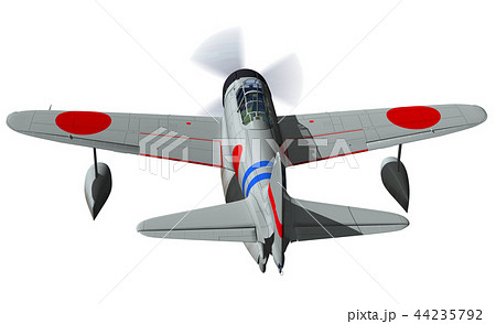 二式水上戦闘機のイラスト素材