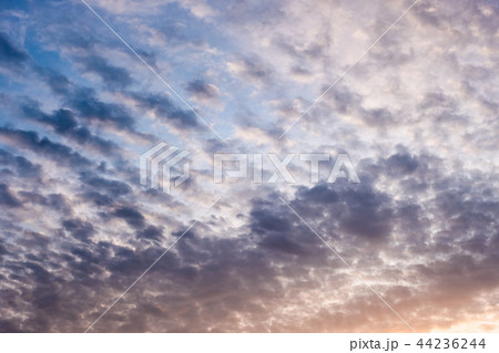 Colorful fluffy clouds in blue sky Colorful fluffy clouds in blue sky 44236244