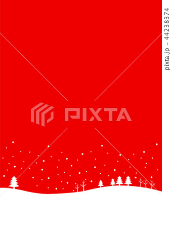 クリスマス 雪の背景素材 44238374