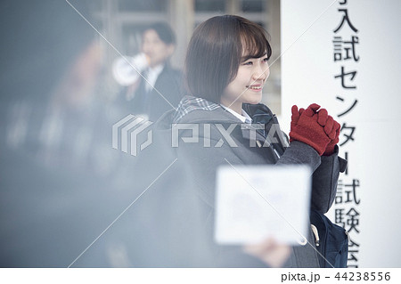 センター試験を受ける女子高生 センター試験を受ける女子高生 44238556