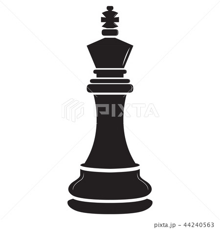 Isolated king chess piece icon 44240563