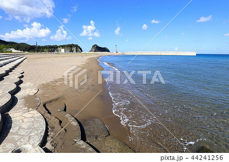 美国漁港海岸 44241256