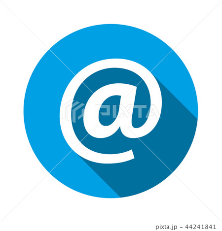 Email address icon. Vector illustration. At sign 44241841