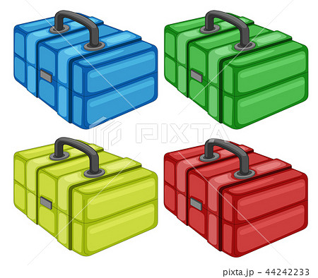Different tool box on white background Different tool box on white background 44242233