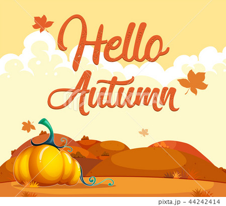 Orange thanksgiving card template 44242414