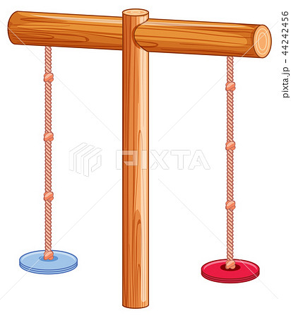 Playground equipment on white background 44242456