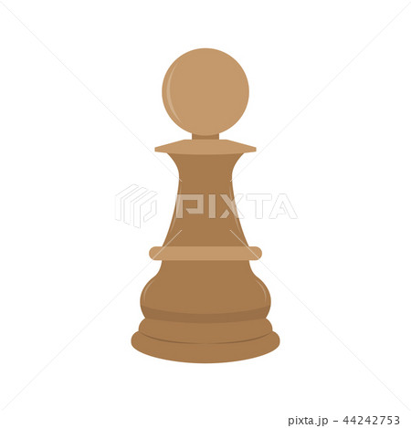 Isolated pawn chess piece icon Isolated pawn chess piece icon 44242753