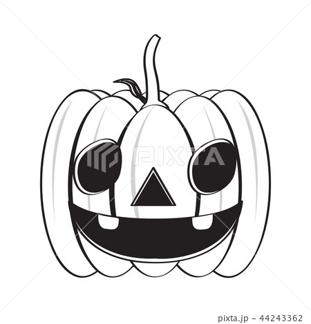 Isolated happy halloween pumpkin icon 44243362