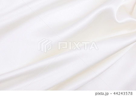 Smooth elegant white silk or satin luxury cloth Smooth elegant white silk or satin luxury cloth 44243578