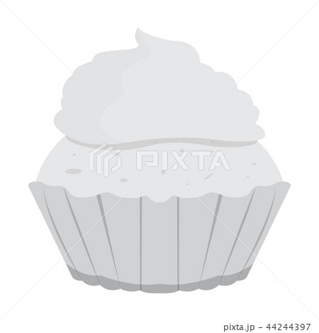 Isolated colored cupcake icon Isolated colored cupcake icon 44244397