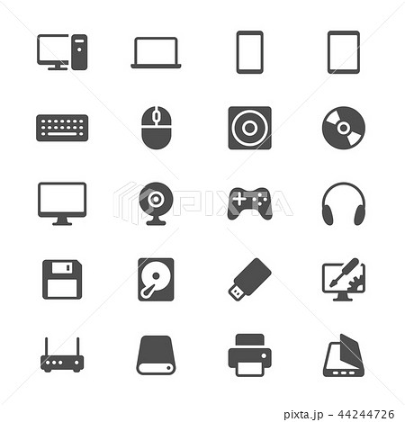 Computer glyph icons 44244726