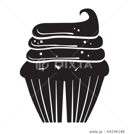 Isolated cupcake icon 44246186