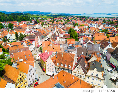 Fussen town aerial view 44246350