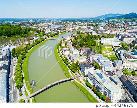 Salzburg aerial view, Austria 44246379