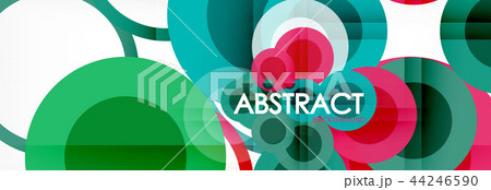 Circle composition abstract background 44246590