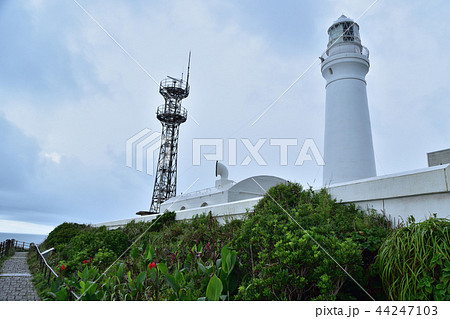 遊歩道から見た雨の犬吠埼灯台 44247103