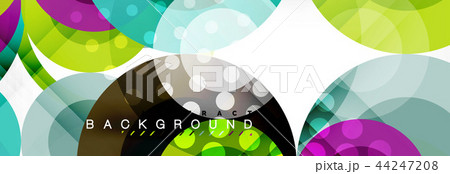 Circle composition abstract background 44247208