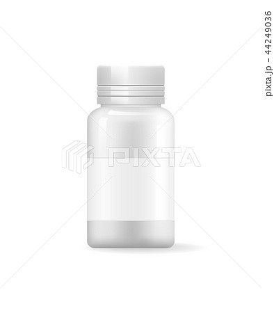 Transparent Glass Bottle, Vector Illustration Transparent Glass Bottle, Vector Illustration 44249036