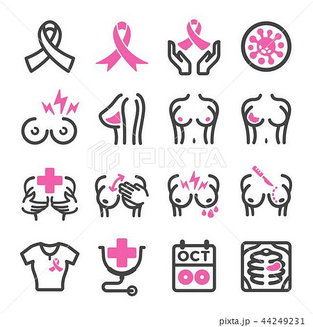 breast cancer icon 44249231