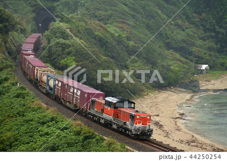 山陰線経由で迂回するDD511804コンテナ貨物列車 山陰線経由で迂回するDD511804コンテナ貨物列車 44250254