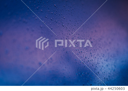 Abstract background, raindrops on window 44250603
