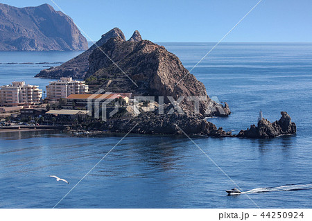 Scenic coastline near Aguilas - Spain Scenic coastline near Aguilas - Spain 44250924