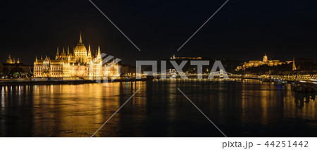Buda Castle, Parliament and the Danube river 44251442