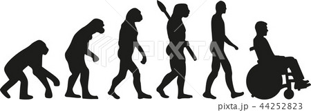 Wheelchair evolution Wheelchair evolution 44252823