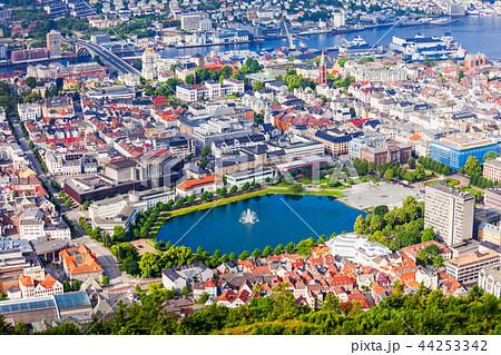 Bergen aerial panoramic view 44253342
