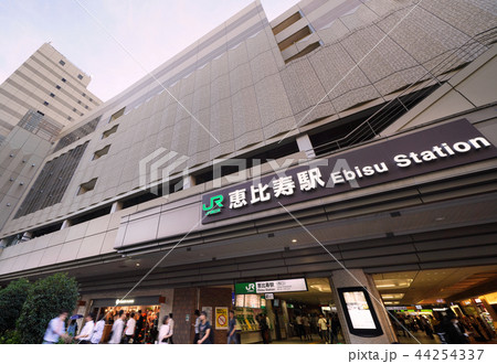 日本の東京都市景観 恵比寿駅などを望む 日本の東京都市景観 恵比寿駅などを望む 44254337